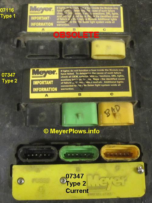 Meyer Plow Headlight Modules: 07116